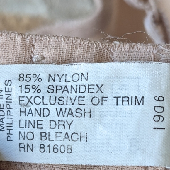 Natori Full Coverage Lightweight Lace Bra Size 38C Nude Beige - Picture 5 of 6